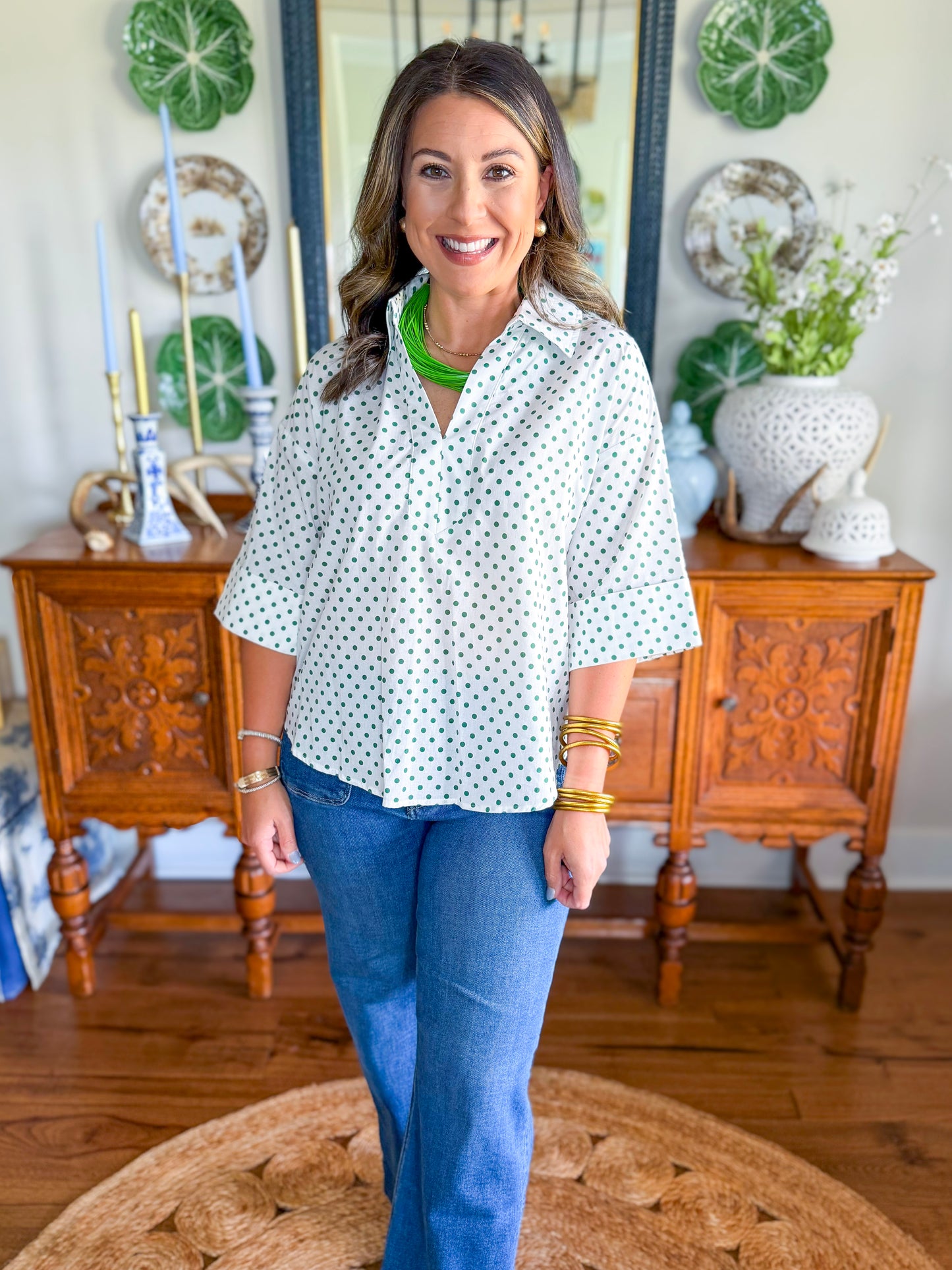 The Eloise Dot Top
