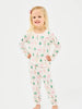 Mary Square Toddler Pajama Set in Sugar Plum Dreams