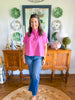 The Elise Blouse in Pink