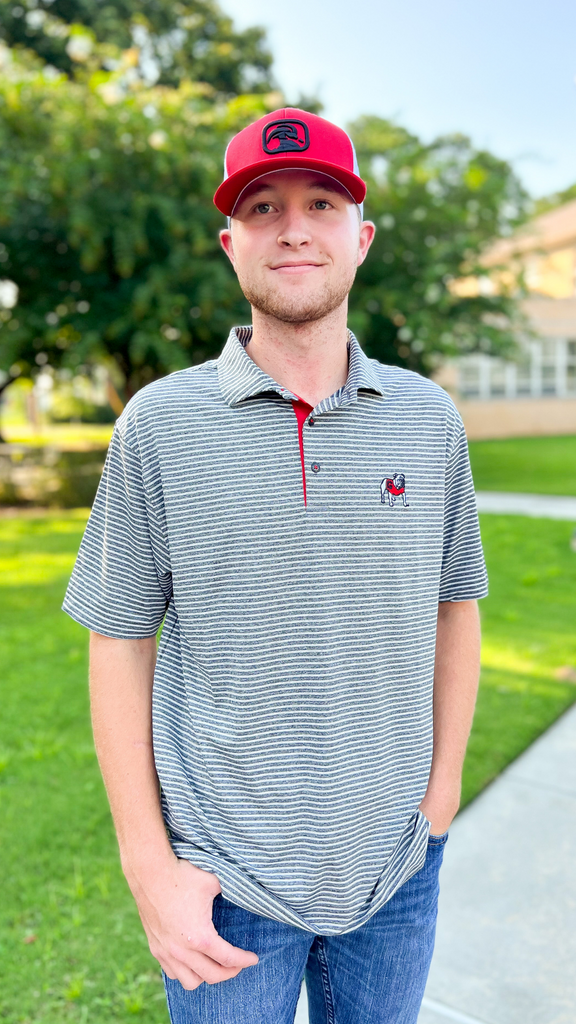 Boston Red Sox Striped Polo Shirt 