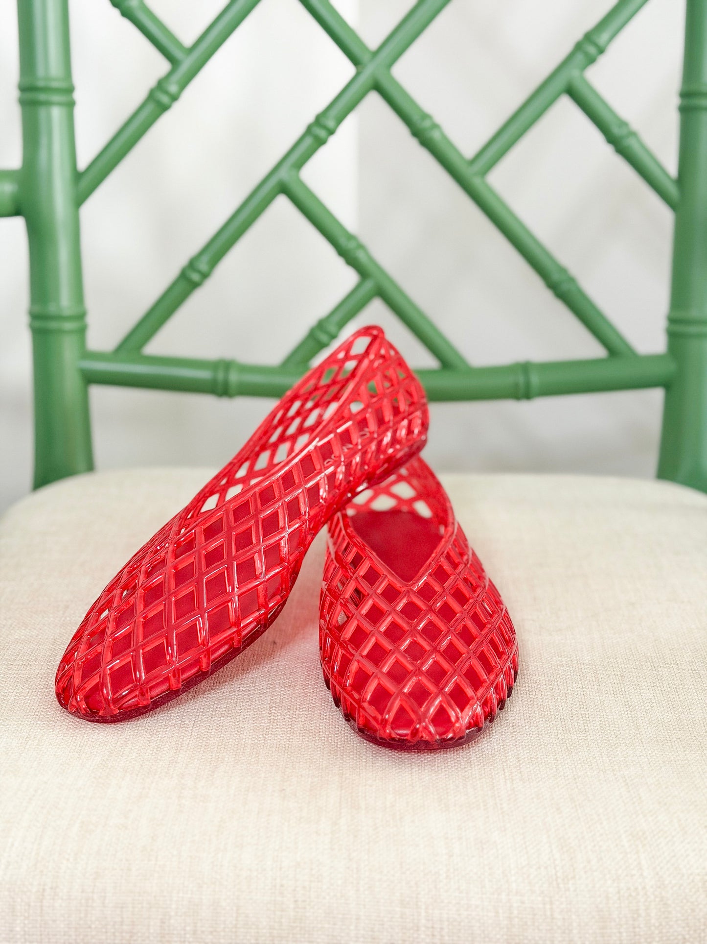 The Amalfi Jelly Flats in Red