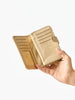 Essential Quilted Wallet | Champagne