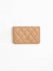 Essential Quilted Wallet | Camel