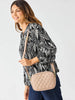 Mary Square Essential Quilted Crossbody Bag in Tan