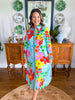 Liz Dress in Floral Sky