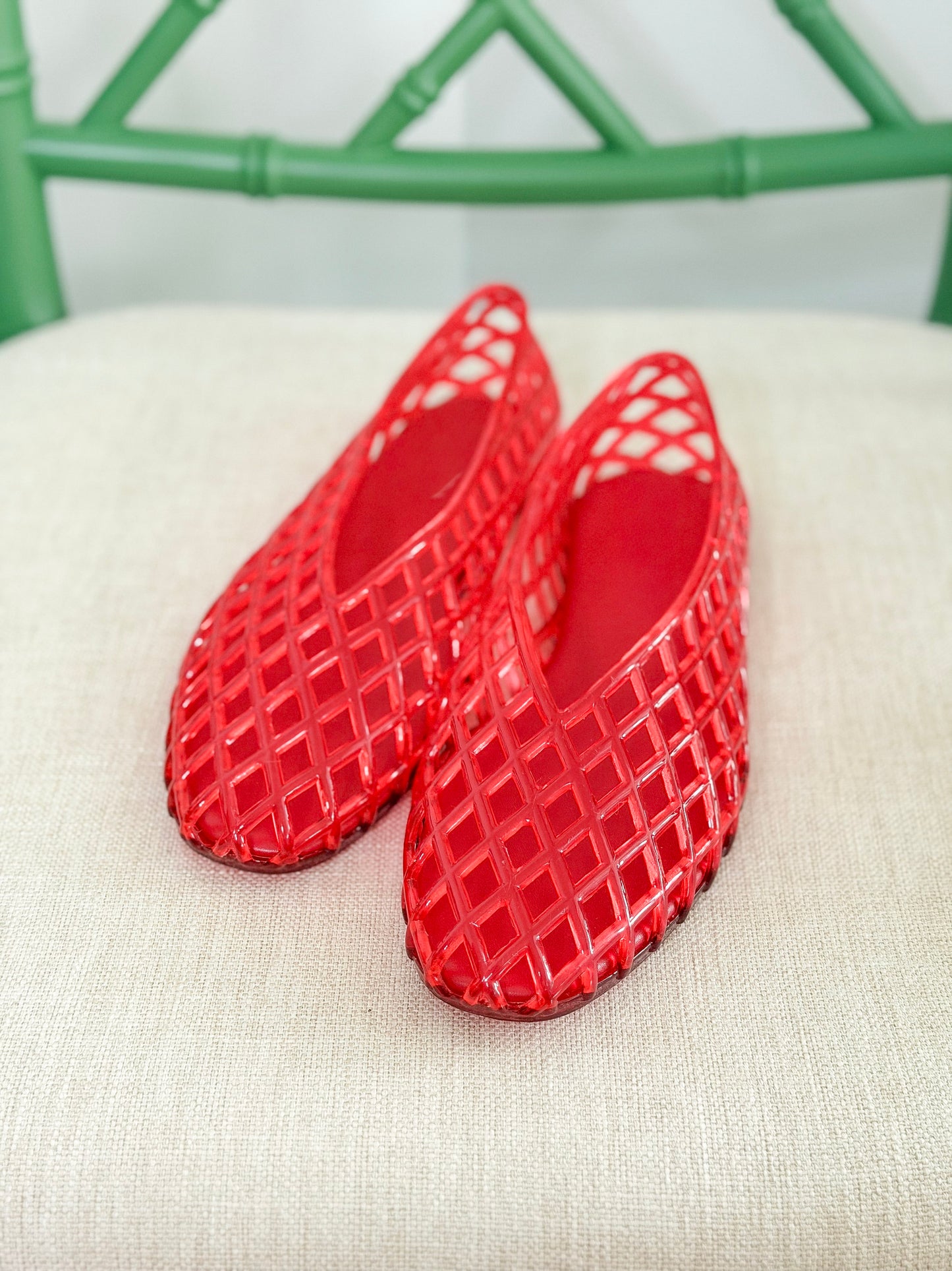 The Amalfi Jelly Flats in Red