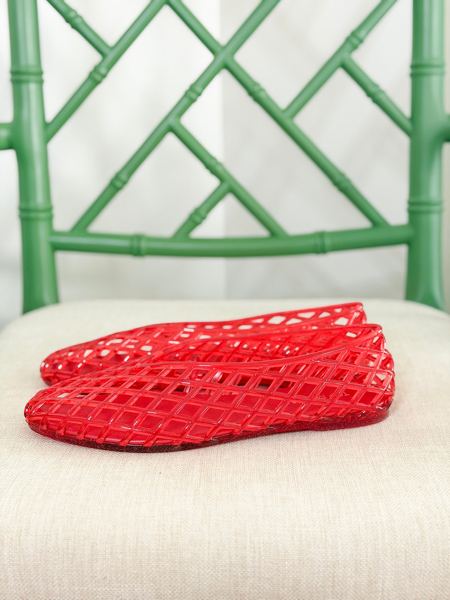 The Amalfi Jelly Flats in Red