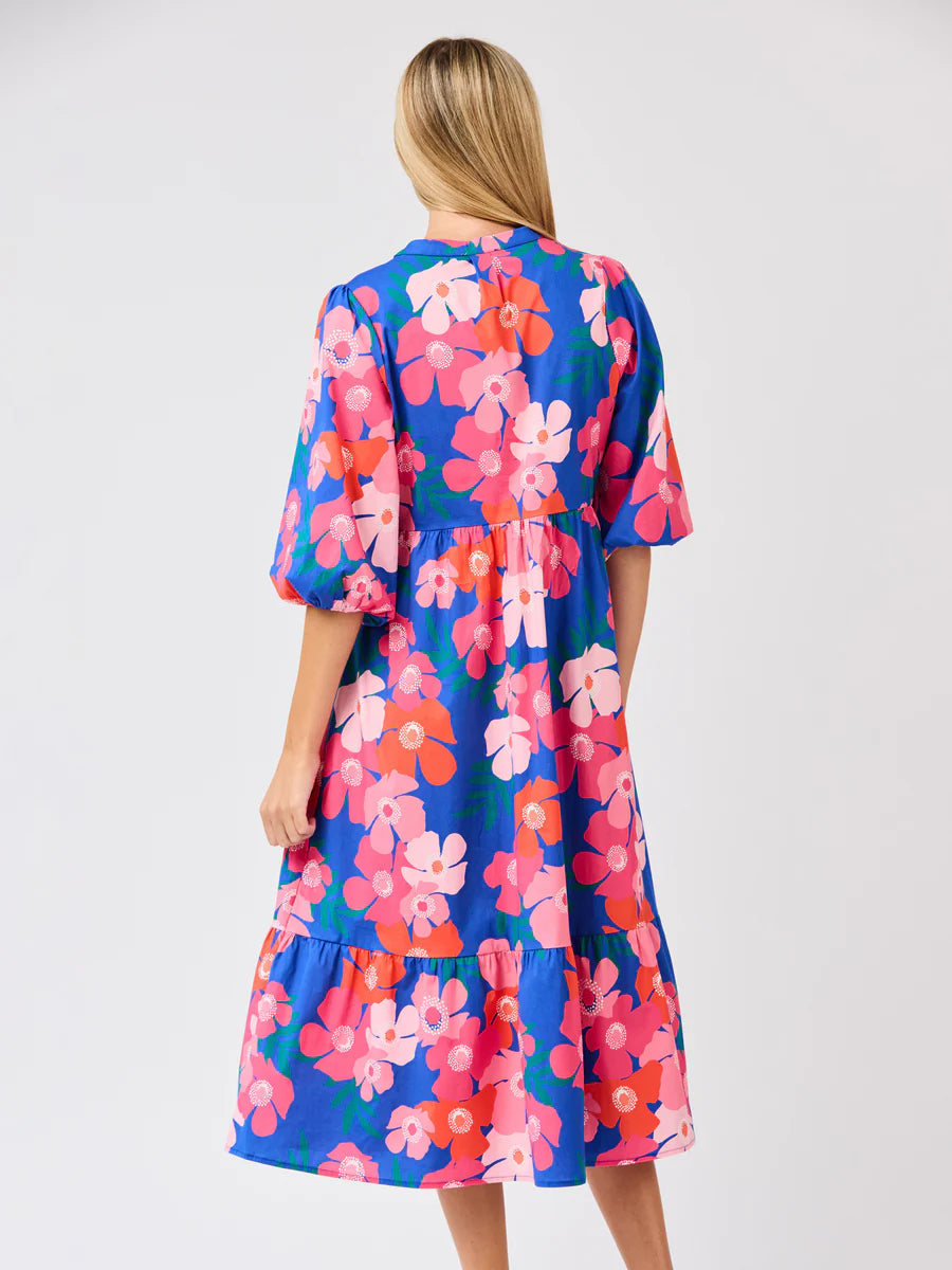 Mary Square | Riley Dress in Petal Pop Blue