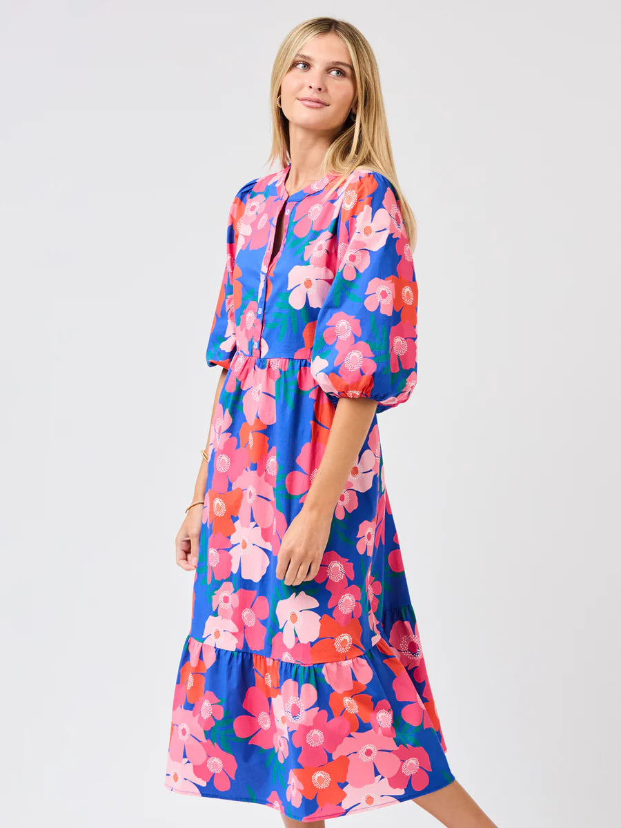 Mary Square | Riley Dress in Petal Pop Blue