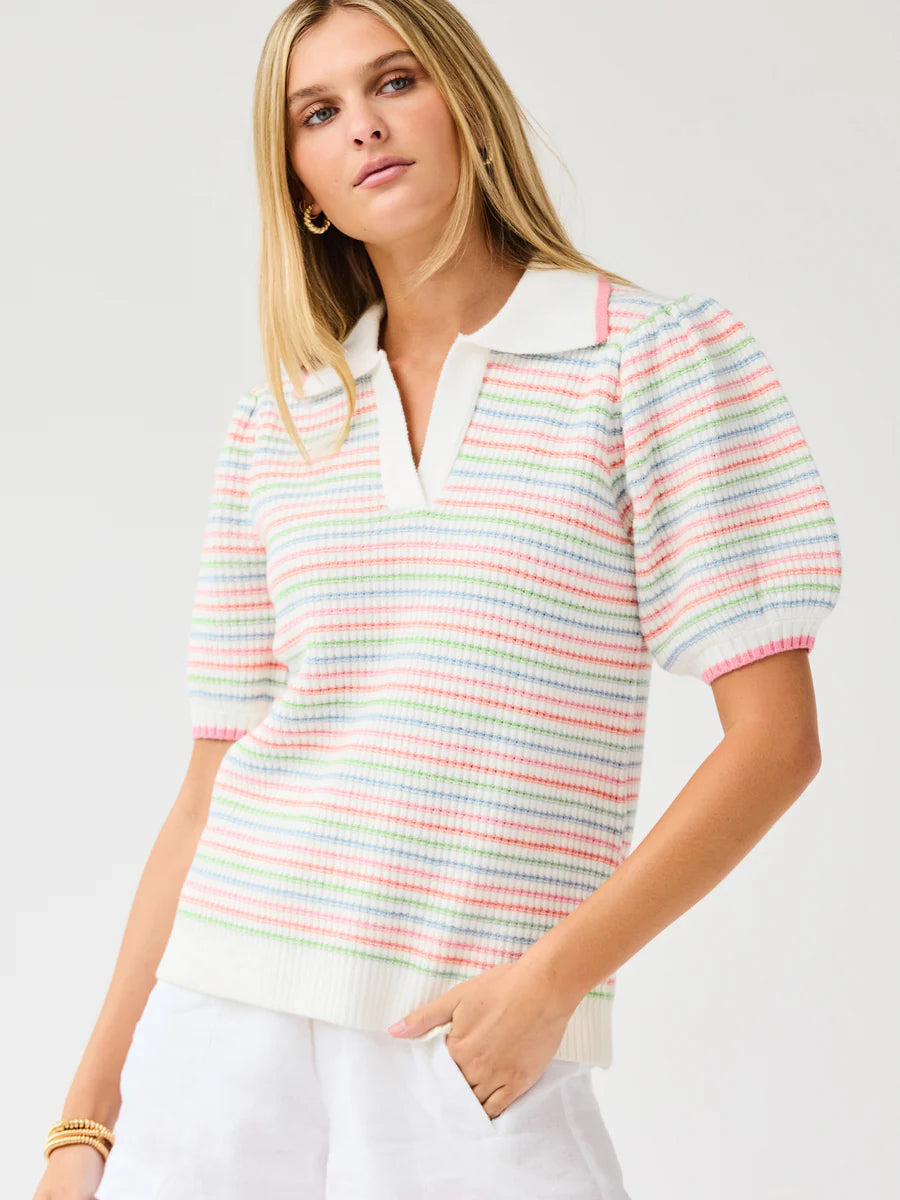 Mary Square | Emma Sweater in Ivory Multi