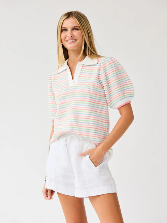 Mary Square | Emma Sweater in Ivory Multi