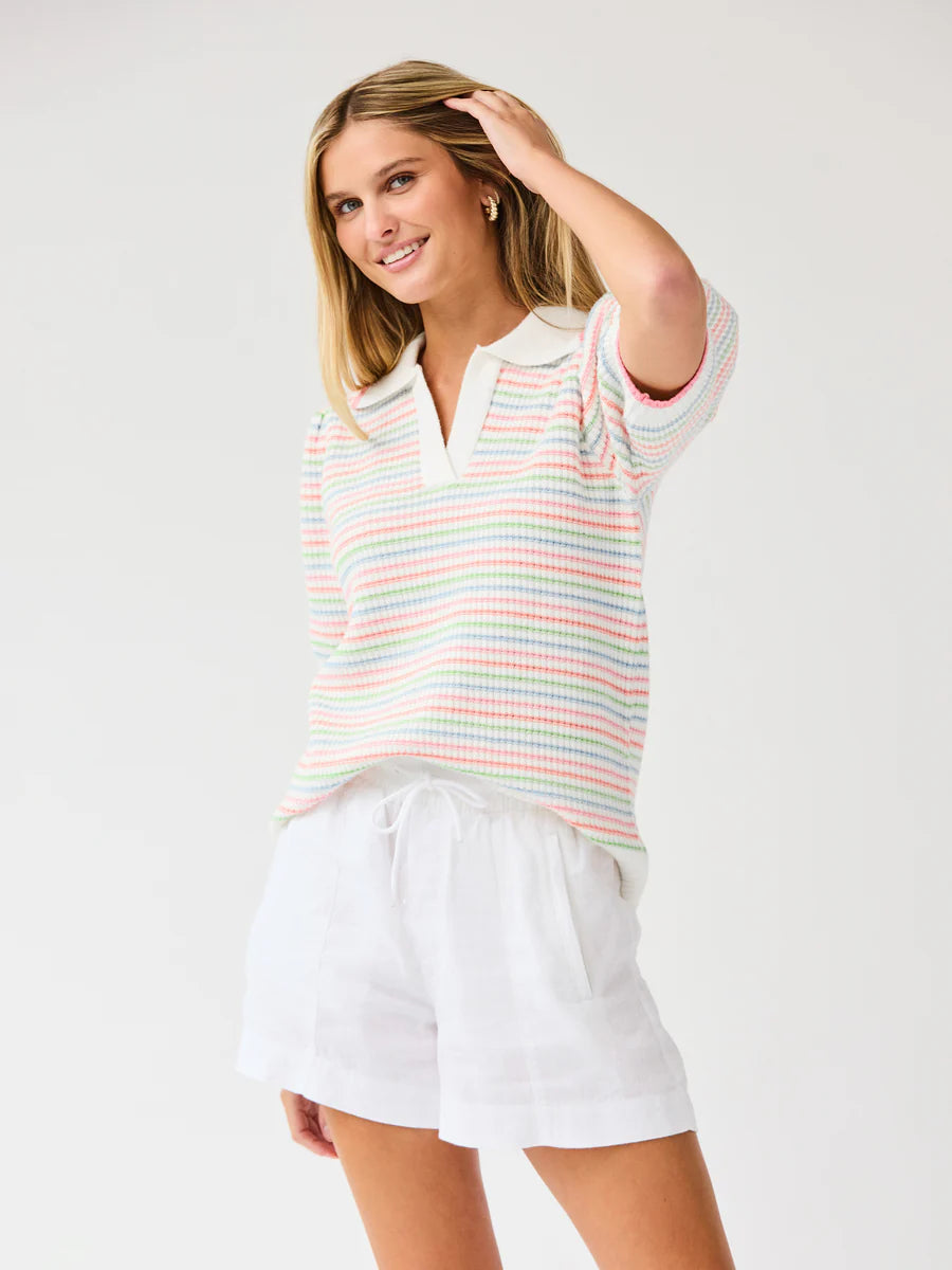 Mary Square | Emma Sweater in Ivory Multi