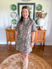 Roam Free Zebra Mini Dress