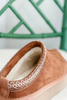 Pillow Talk Suede Platform Slipper in Tobacco