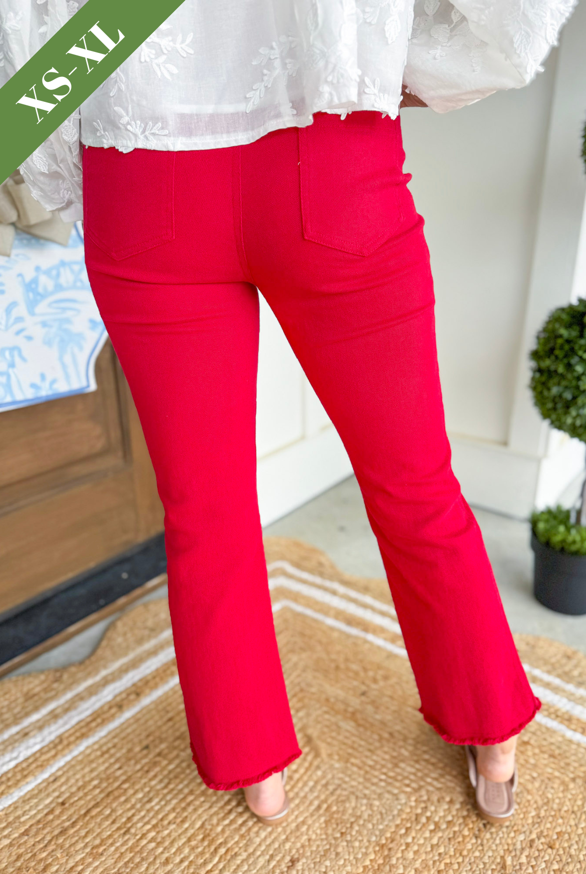 Lady in Red High Waisted Jeans