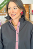 Caryn Lawn Katherine Top Black and Red