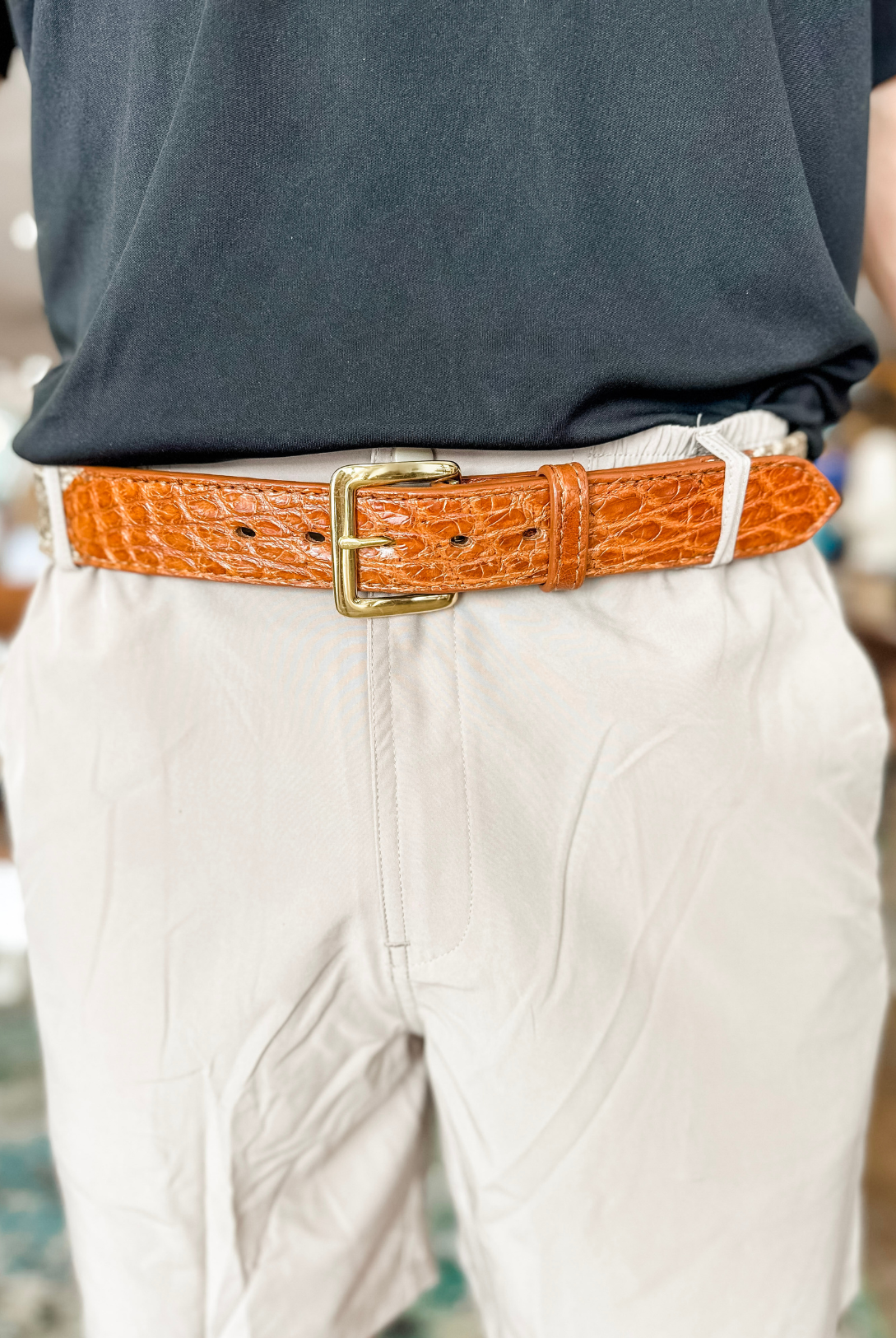 Alligator Diamondback Rattlesnake Belt