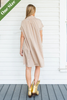 Caryn Lawn Emily Dress Khaki Stripe