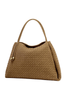 Katie Loxton | Nova Hand Woven Suedette Large Shoulder Bag in Caramel