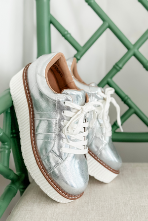 Yellowbox Marcell Platform Sneakers in Silver