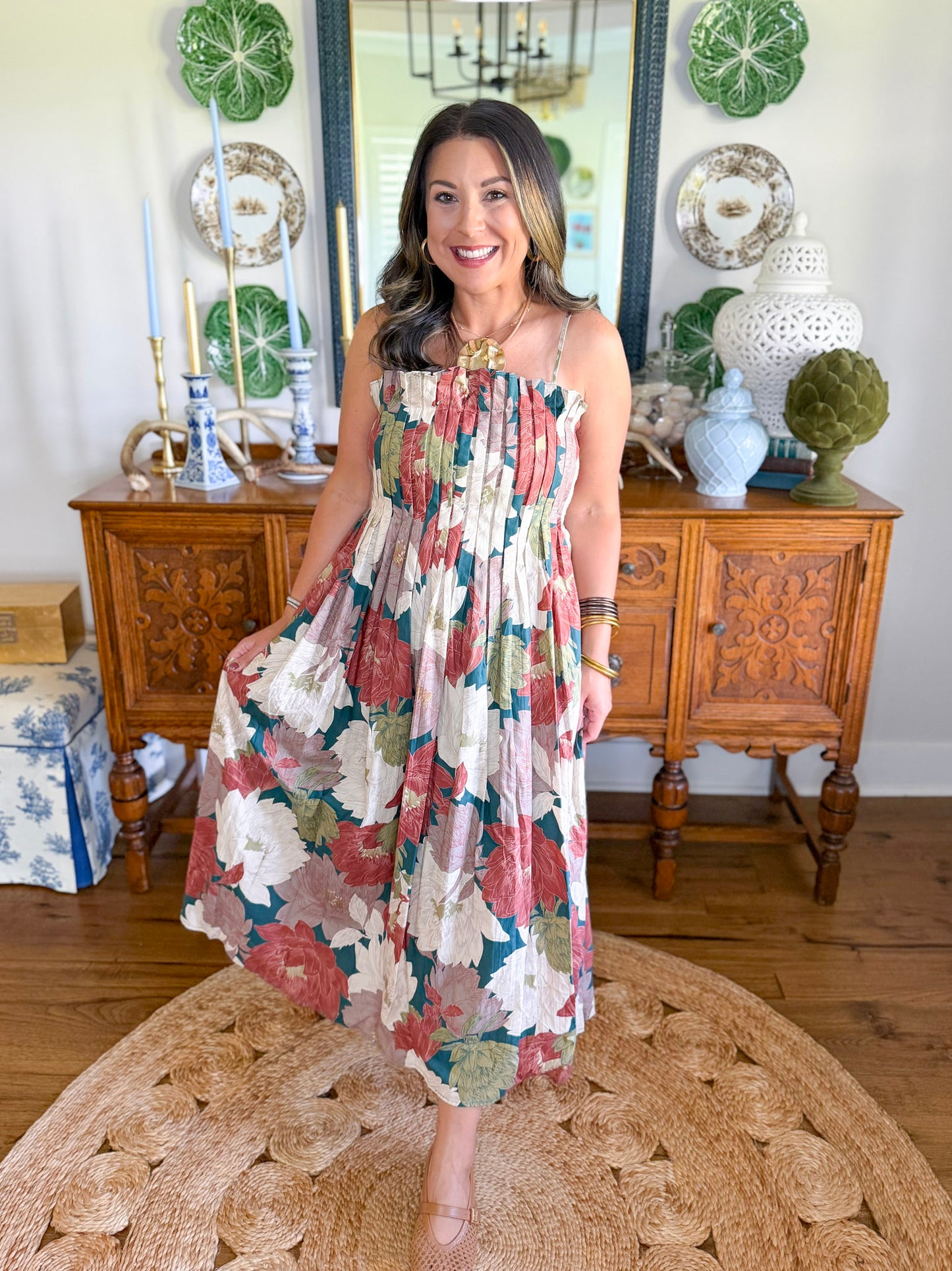 Evergreen Estate Midi Dress