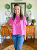 The Elise Blouse in Pink