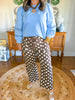 Prep Rally Dot Pants in Brown