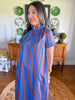 Vivienne Striped Midi Dress