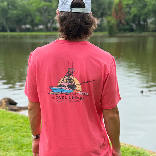 Over Under | Sportfish T-Shirt in Coral