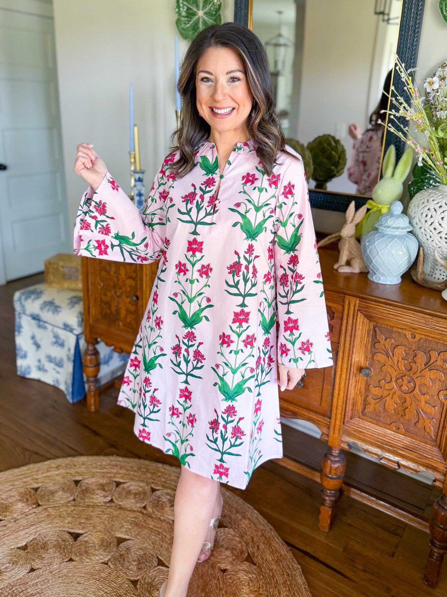 Heart of Grace | Eloise Mini Caftan on Rose D'Iris