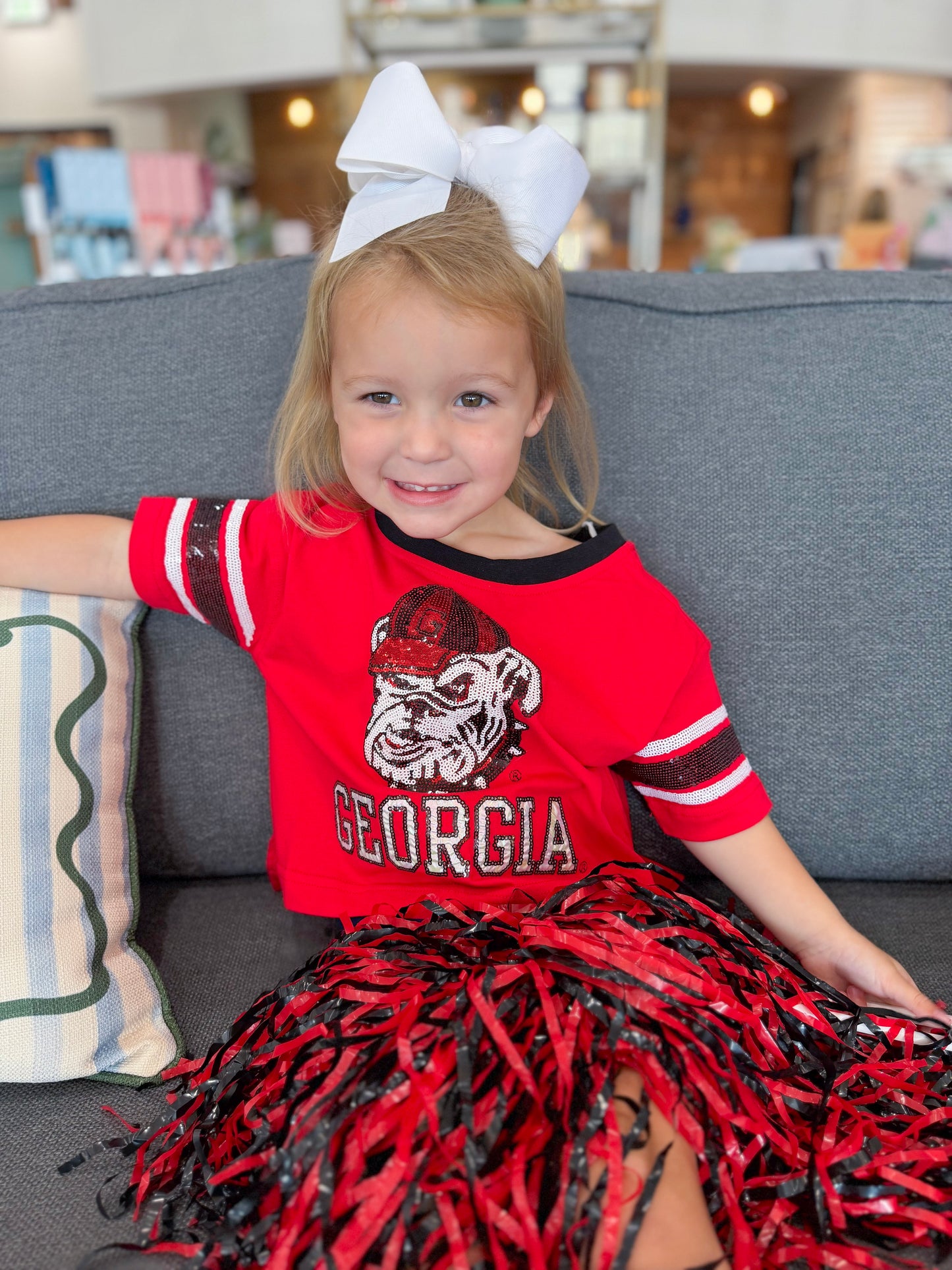 Stewart Simmons | Girls GA Blitz Sequin Jersey Tee