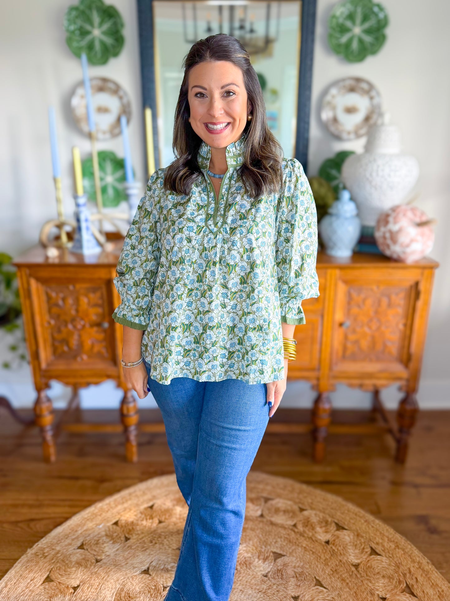Clara Floral Top
