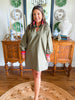 Caryn Lawn | Reese Dress in Olive