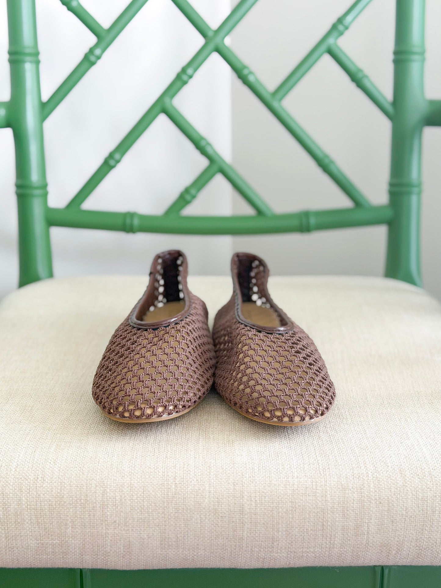 Matisse | Marta Woven Flat in Chocolate