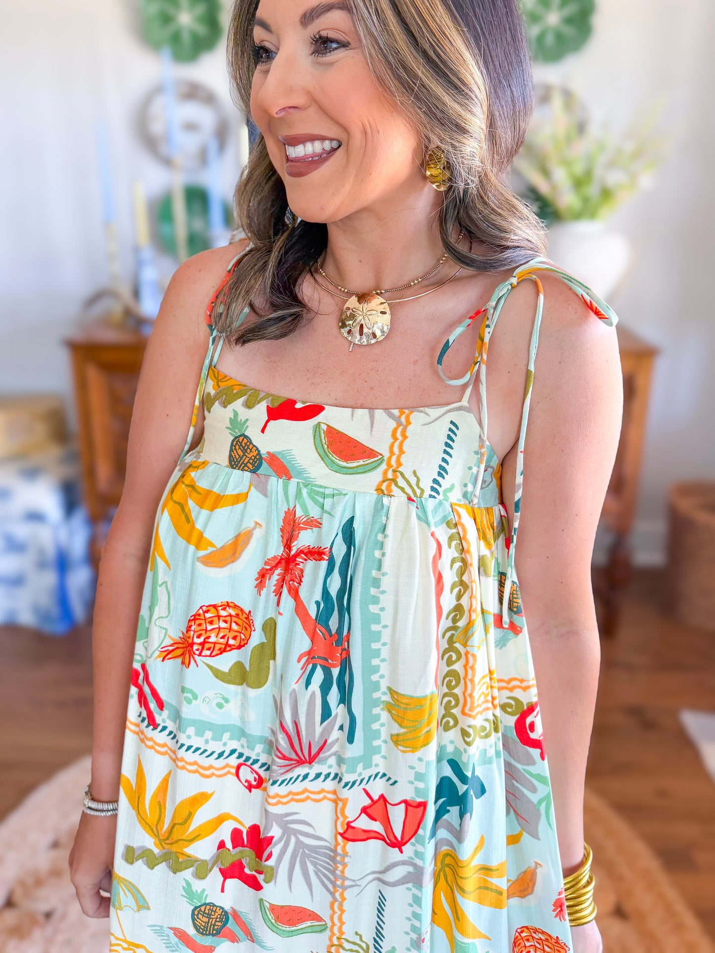 The Coastal Chic Midi Dress