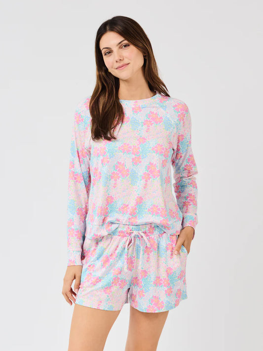 Mary Square | Annie Short Set Pajamas in Primrose Path Multi