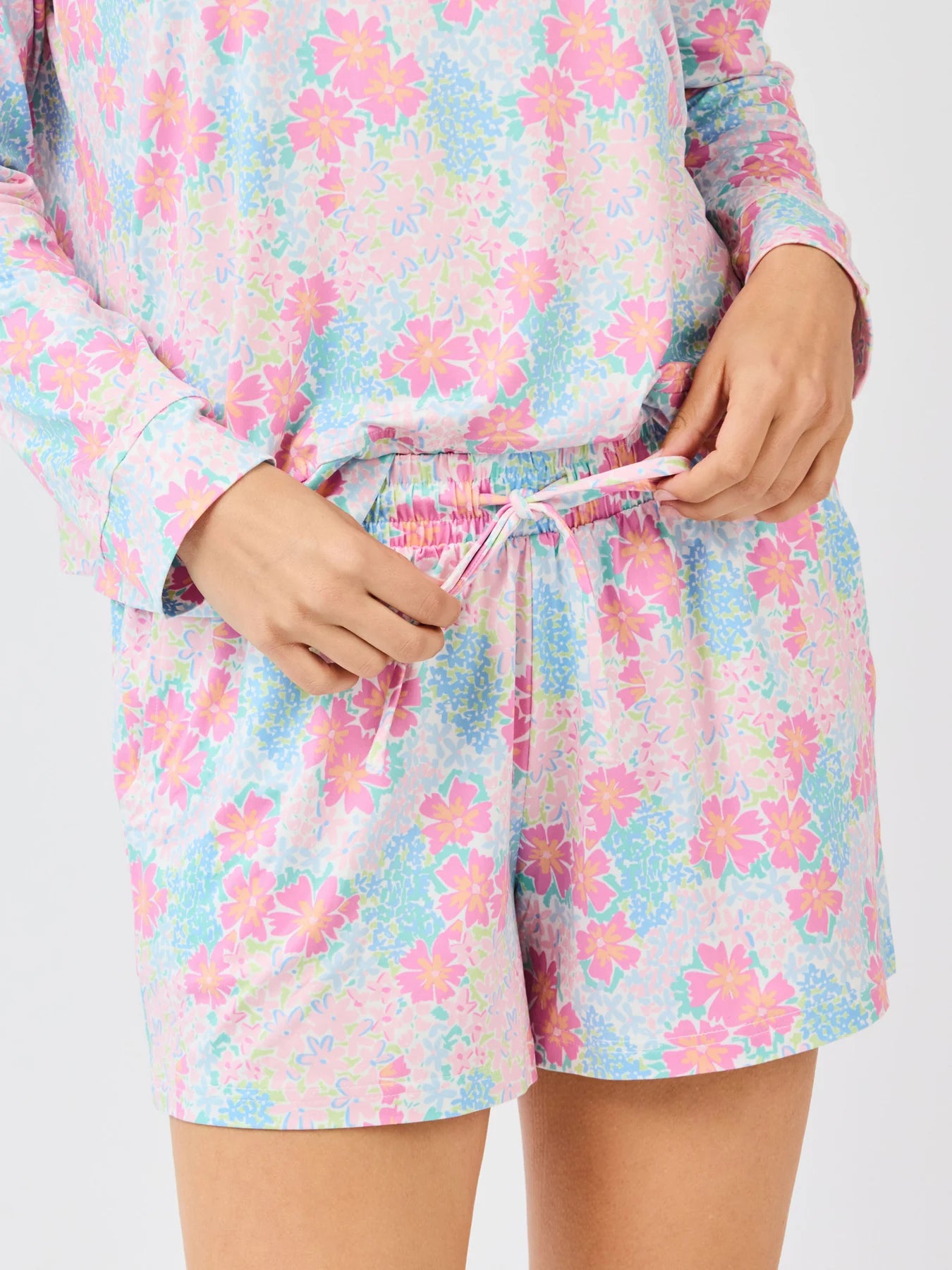 Mary Square | Annie Short Set Pajamas in Primrose Path Multi