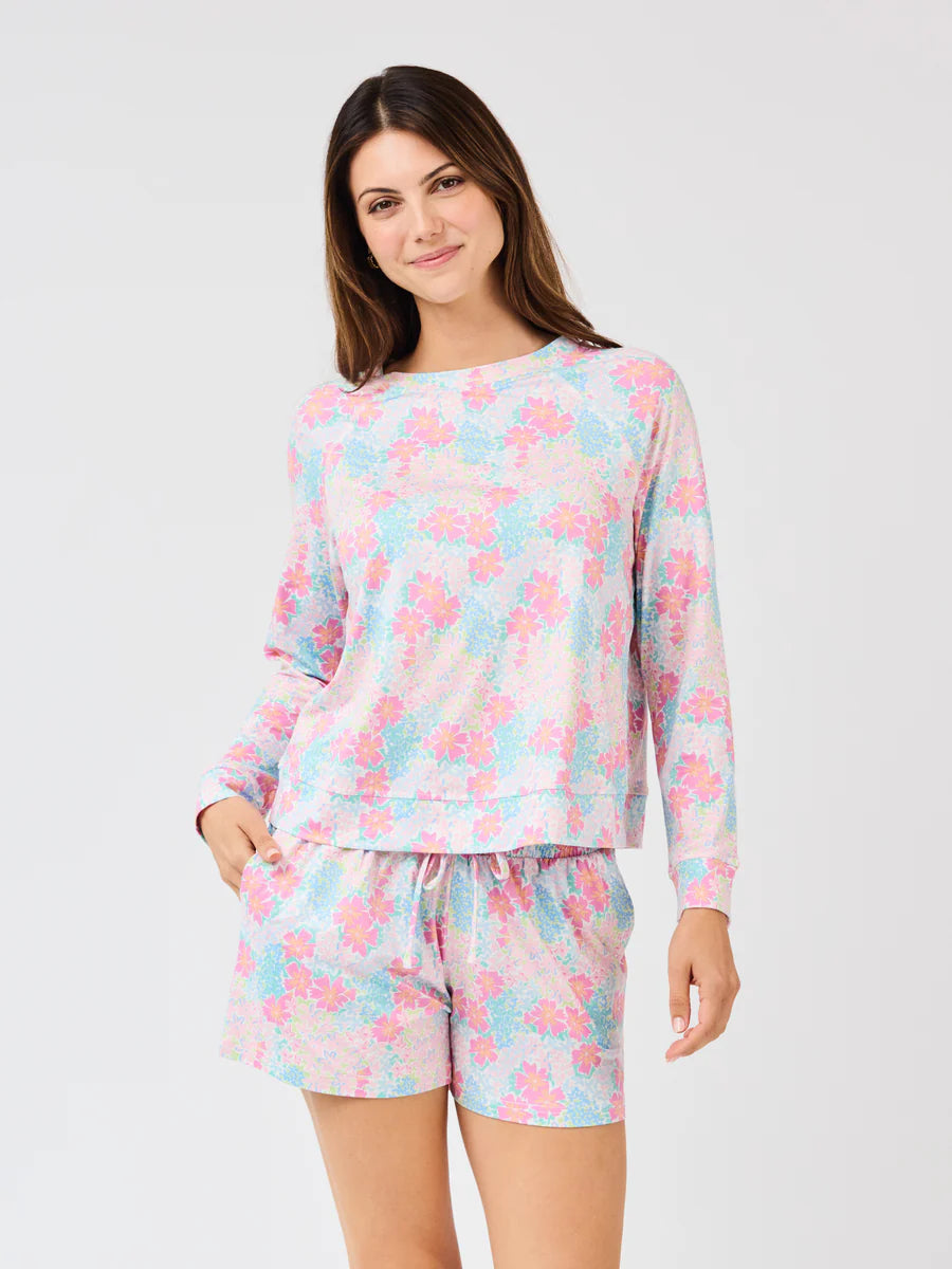 Mary Square | Annie Short Set Pajamas in Primrose Path Multi