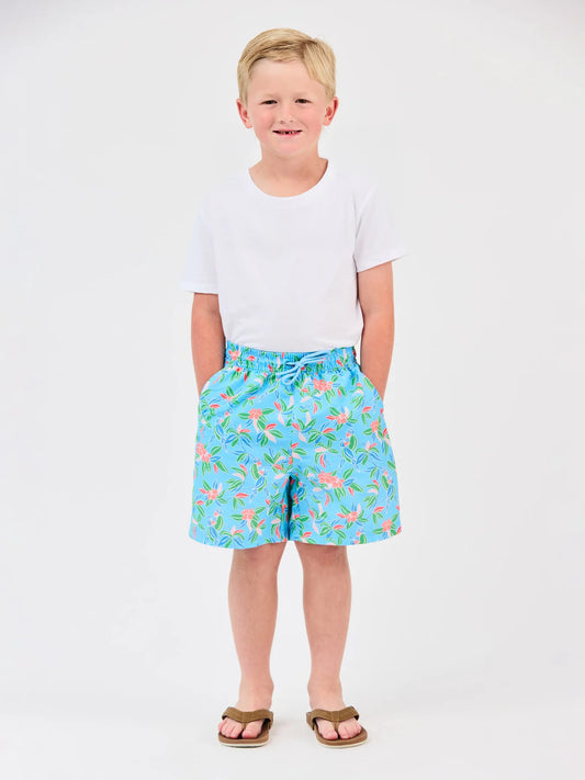 Mary Square | Ollie Kids Swimsuit in Tiki Tropics Multi