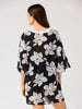 Mary Square | Elizabeth Beach Dress in Lagoon Bloom Black