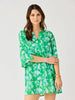 Mary Square | Elizabeth Beach Dress in Tiki Tropics Green