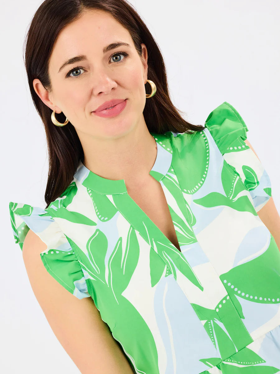 Mary Square I Kari Dress in In the Shade Light Blue