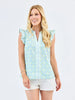 Mary Square | Kira Top in Mosaic Charm Blue