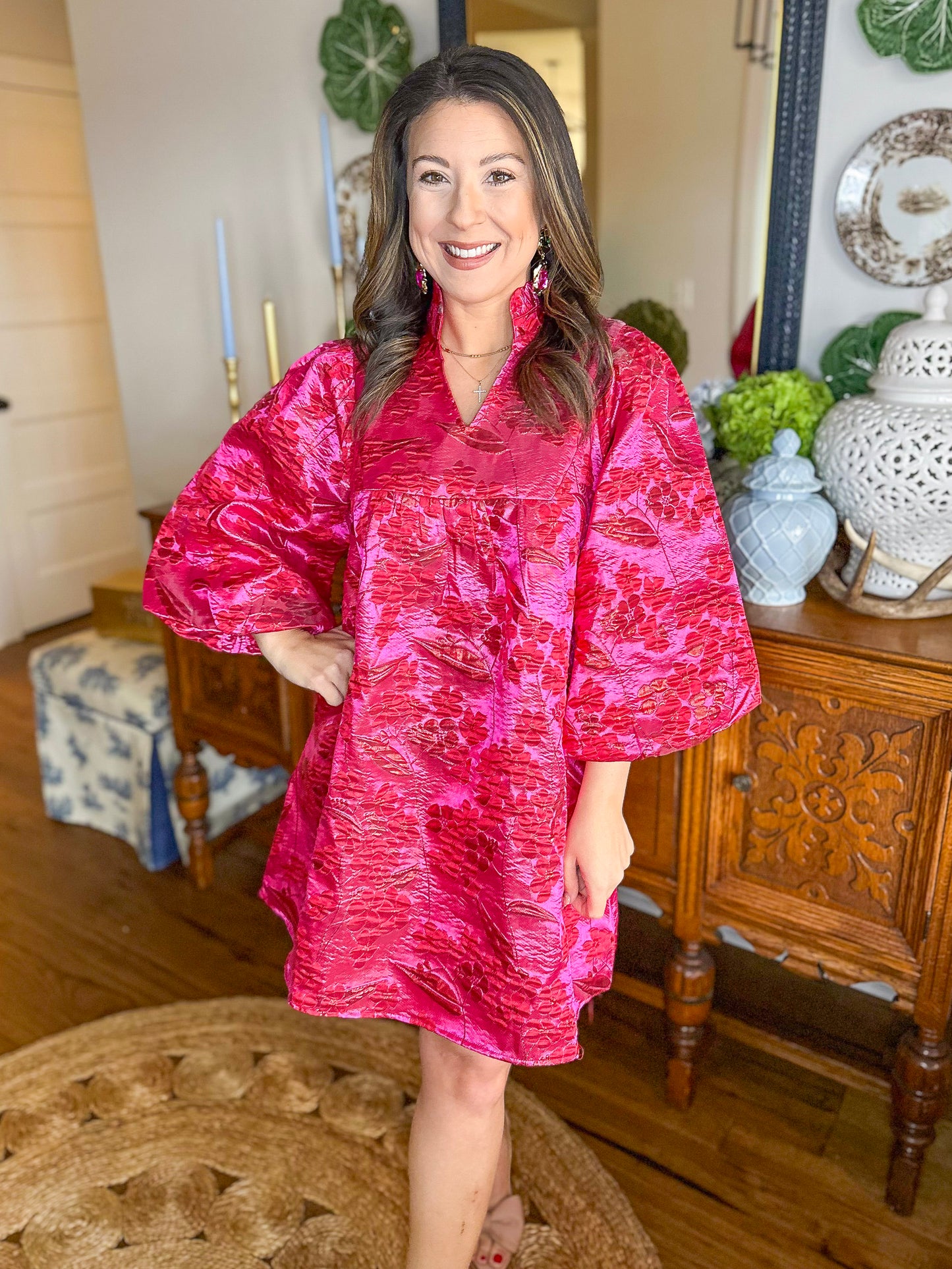 The Eloise Jacquard Dress