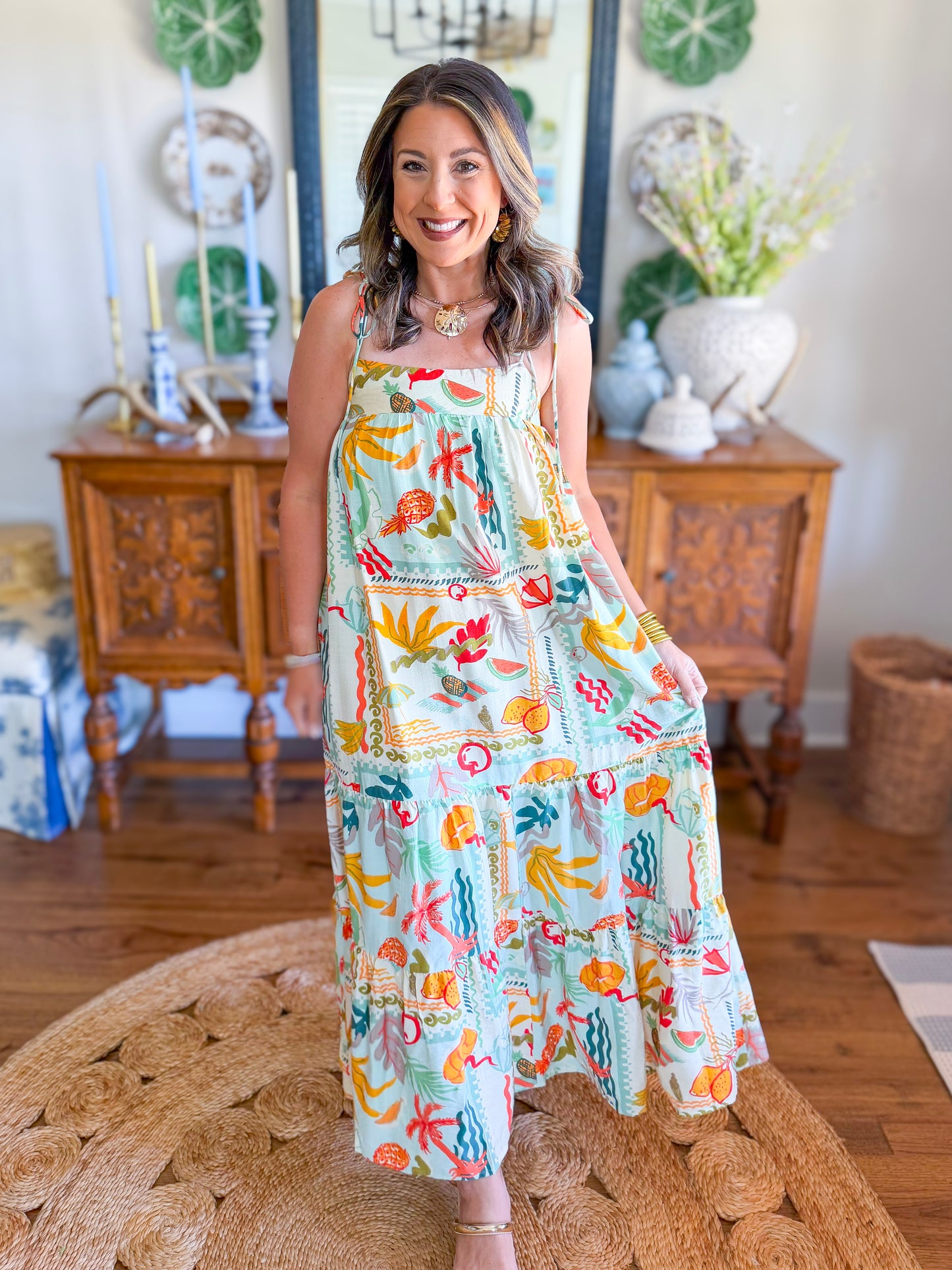 The Coastal Chic Midi Dress