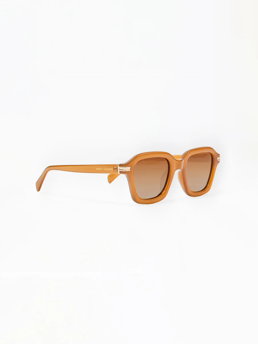 Mary Square | Alyssa Polarized Sunglasses in Mocha