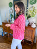 Mary Square | Gianna Top in Heirloom Vine Pink