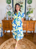 Coastal Bloom Midi Dress