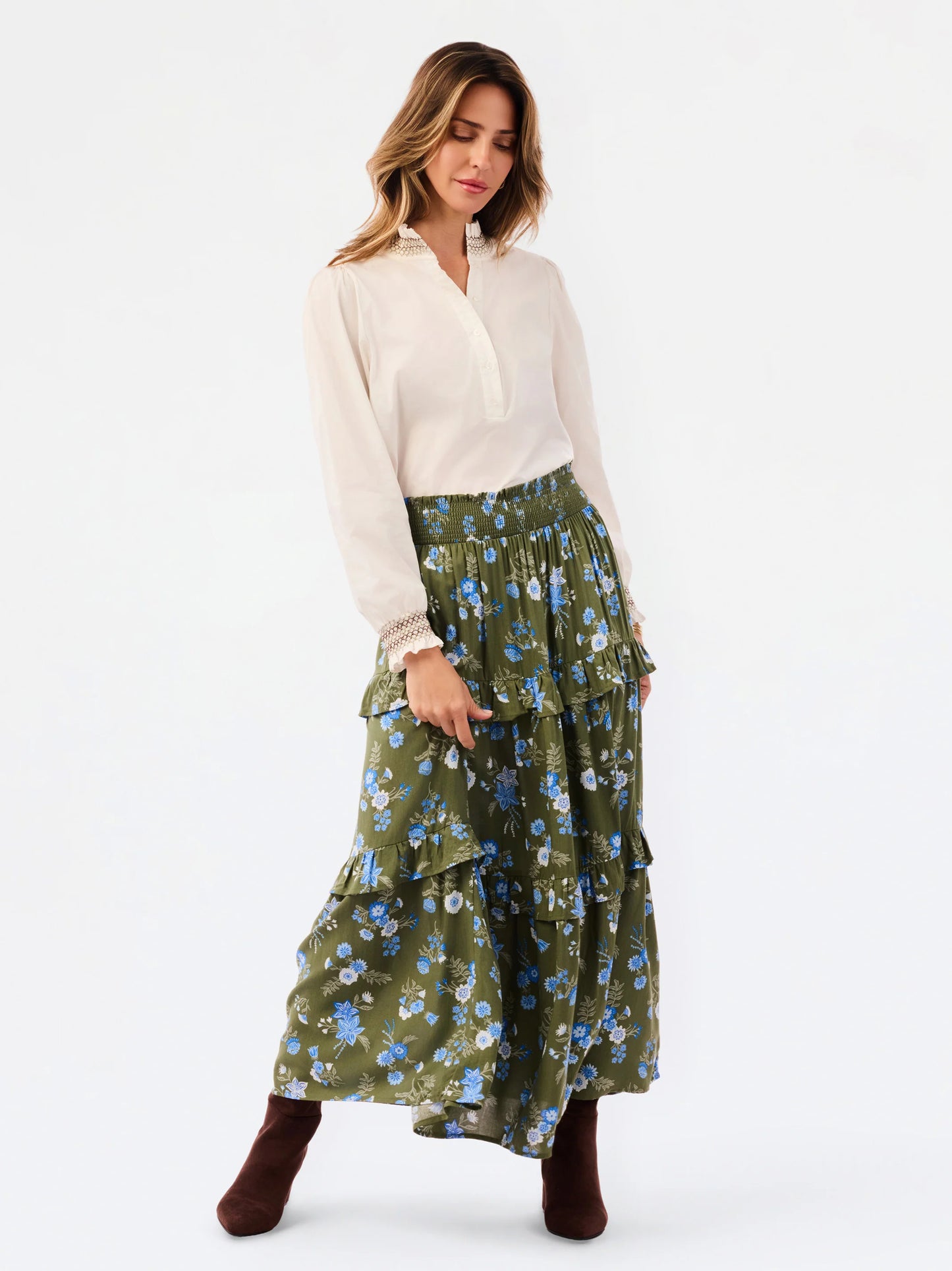 Mary Square | Valentina Skirt in Mistflower