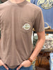 Old Row | Circle Logo Pocket T-Shirt in Espresso